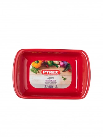 Форма для запекания и выпечки Supreme красная 26х18 см Pyrex