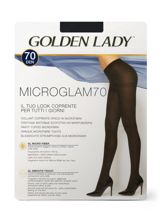 Колготки (2 пары) Micro Glam  70 Golden Lady