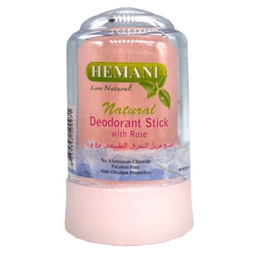 Дезодорант кристалл алунит, натуральный, Rose , 70 г Hemani