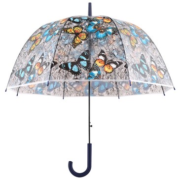 Зонт полуавтомат Бал бабочек 3,5х11х82 см Мультидом