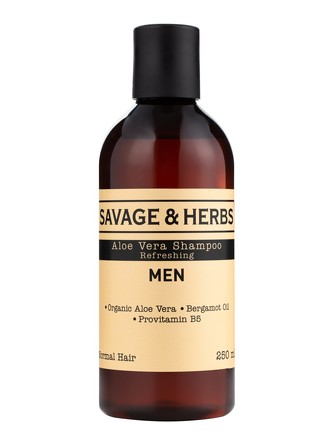 Мужской шампунь травяной с органическими маслами Savage&Herbs