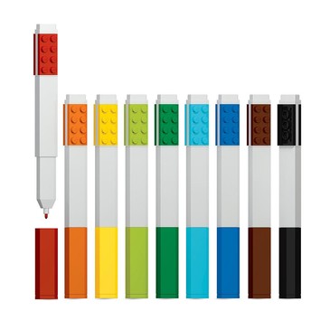 Набор цветных маркеров Lego (9 шт.)