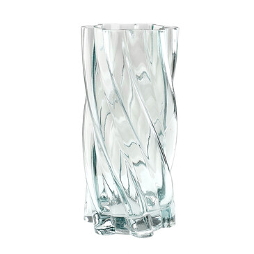 Ваза декоративная из цветного стекла, 12х25х12 см Вещицы