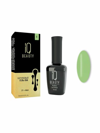Гель-лак каучуковый с кальцием, 10 мл IQ Beauty