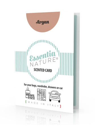 Саше-карточка для гардероба ароматическое Аргания,  Essentia Nature