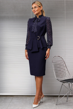 Комплект (жилет, блуза и юбка) Мода-Юрс