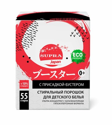 Порошок стиральный с бустером детский, 1100 г Supra