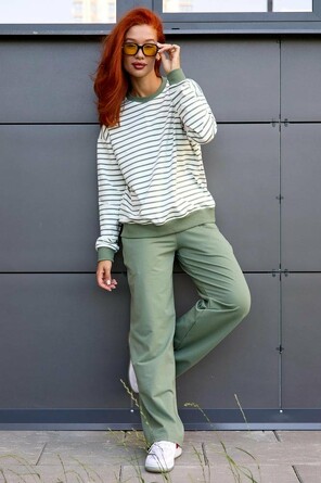 Костюм Полоса З (лонгслив и брюки) Lika Dress