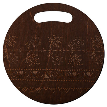 Доска разделочная Вышивка крестиком 25 см  Мультидом