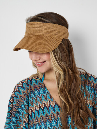 Козырек соломенный Basic Trend PlayToday