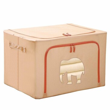 Коробка для хранения вещей Elefant Beige 50х40х33 см  Blonder Home