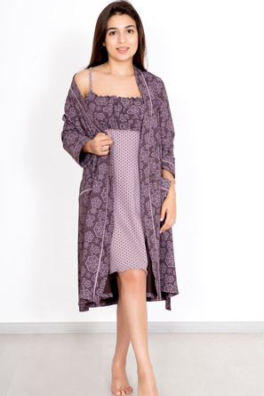 Комплект Кружева А (халат, сорочка) Lika Dress