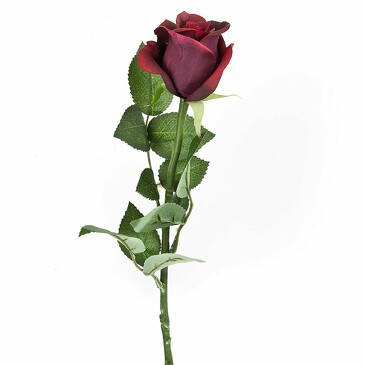 Цветок искусственный на ножке Роза, 53 см Gloria Garden, 10х53х10