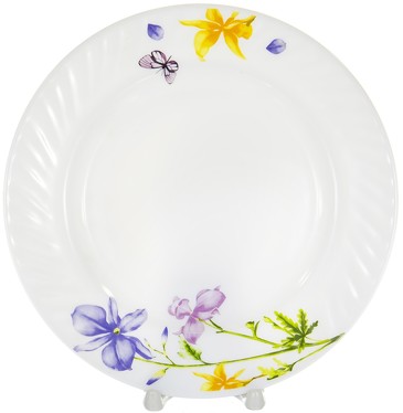 Набор тарелок Городские Цветы (6 шт.), 22 см Olaff