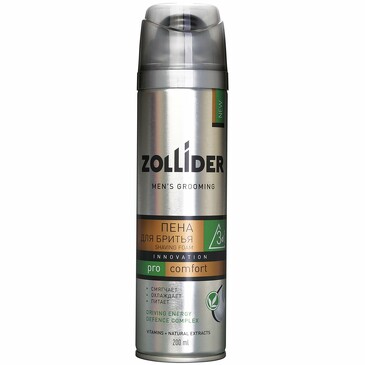 Пена для бритья Pro Comfort охлаждающая 200 мл Zollider