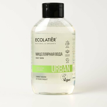 Мицеллярная вода для снятия макияжа чай матча&бамбук, 400 мл Ecolatier
