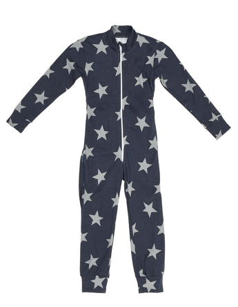 Комбинезон-пижама на молнии легкий Звезды Bambinizon