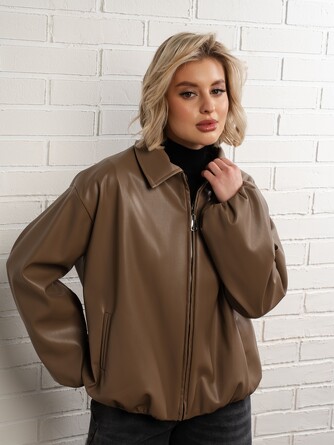 Куртка из экокожи Поверь в мечту LT Collection