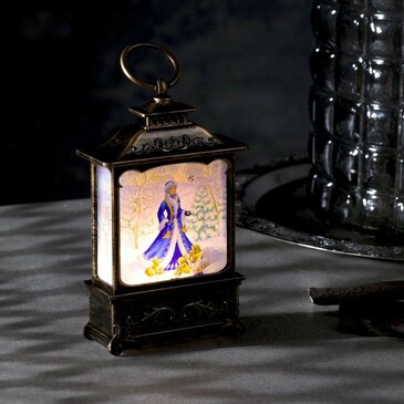 Фигура световая. Снегурочка в лесу Luazon Lighting