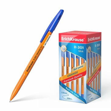 Набор (50 шт.) Ручка шариковая R-301 Orange Stick 0.7 ErichKrause