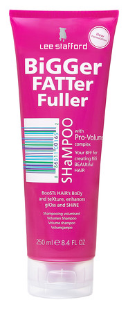 Шампунь для придания объема волосам Bigger Fatter Fuller Shampoo , 250 мл,  Lee Stafford