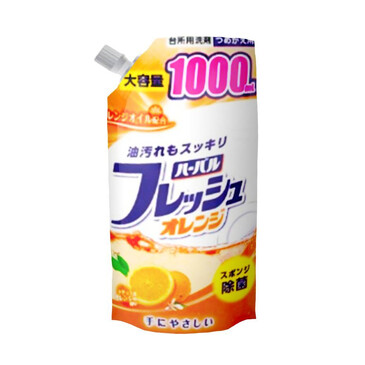 Средство для мытья посуды, овощей и фруктов с ароматом апельсина , 1000 мл Mitsuei