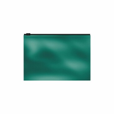 Набор из 12 zip-пакетов Glossy Ice Metallic, B5, непрозрачный, бирюзовый ErichKrause