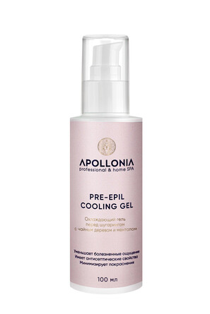 Охлаждающий гель перед шугарингом Pre-Epil Cooling Gel, 100 мл Apollonia