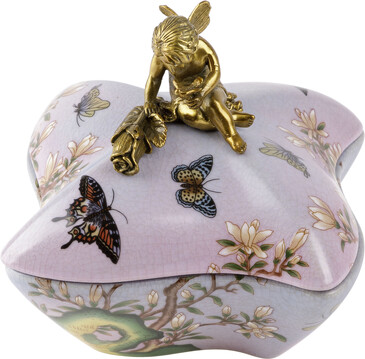 Шкатулка с ангелом 17x17x15см Glasar