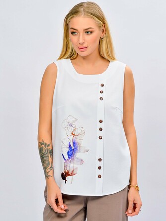 Блузка Аврора Лагуна