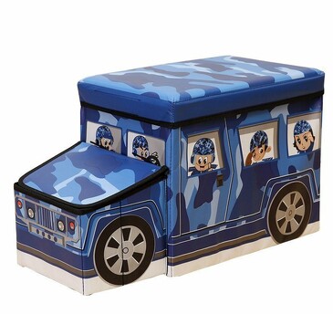 Коробка для хранения вещей Jeep Blue 57х26х32 см  Blonder Home