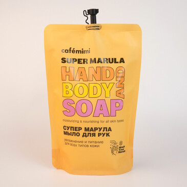 Жидкое мыло для рук Супер марула (рефил), 450 мл Café Mimi