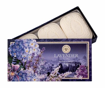 Набор натурального парфюмированного мыла Лаванда, 3х150 г,  Gourmandise