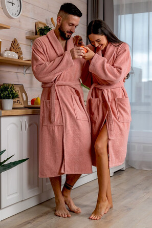 Халат махровый банный Mintex