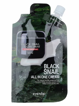 Крем для лица black snail all in one cream 25 г Eyenlip