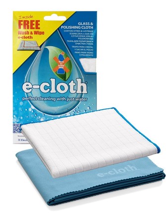Салфетка для полировки/очистки стекла и салфетка антибактериальная E-Cloth
