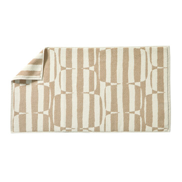 Коврик для ванной 50х90 см Lohko Beige Blanc des Vosges