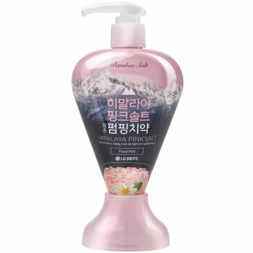 Зубная паста с розовой гималайской солью pumping himalaya pink salt floral mint 285 г Perioe