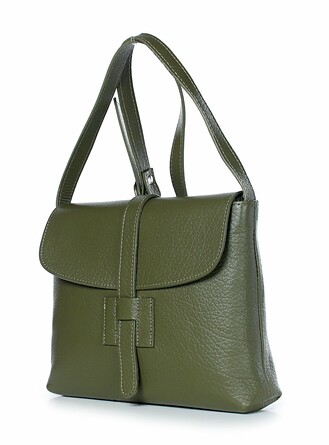 Сумка из натуральной кожи 25х19х5 см Galanteya