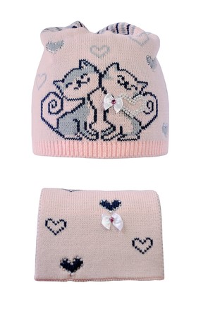 Комплект Котя+Мотя (шапка и шарф) Mialt