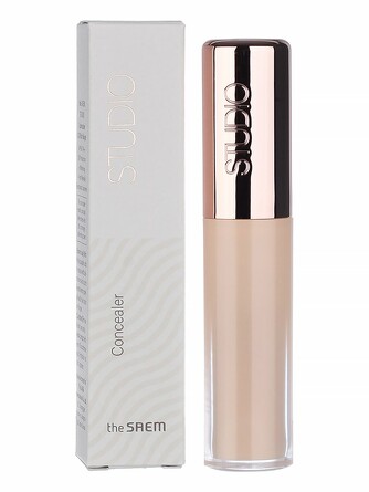 Консилер concealer 01 clear beige, 5,5 гр The Saem