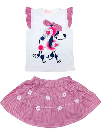Комплект (футболка и юбка) Baby Rose