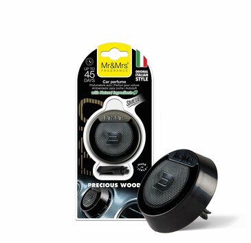 Ароматизатор для автомобиля mio round black precious wood Joy Fragrances
