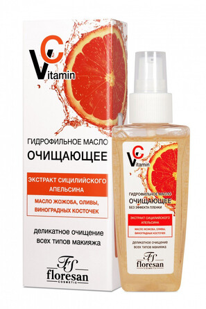 Гидрофильное масло для лица Vitamin C, 100 мл Floresan