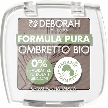 Тени для век formula pura ombretto bio, тон: 09 матовый серо-коричневый, 2,5 г Deborah Milano