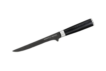 Нож кухонный Mo-V Stonewash обвалочный 165 мм Samura