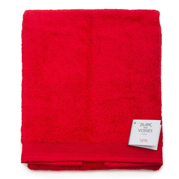 Полотенце Uni Cerise Blanc des Vosges