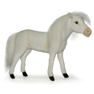 Лошадь белая 32см Hansa