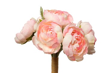 Букет розовых лютиков 30 см  Garda Decor