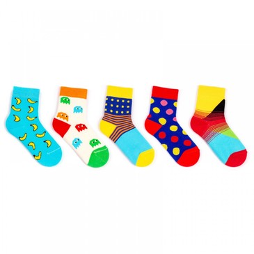 Набор детских цветных носков (5 пар) Babushka